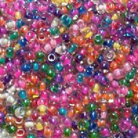 50g 6/0 Color Lined Crystal Seed Bead Mix